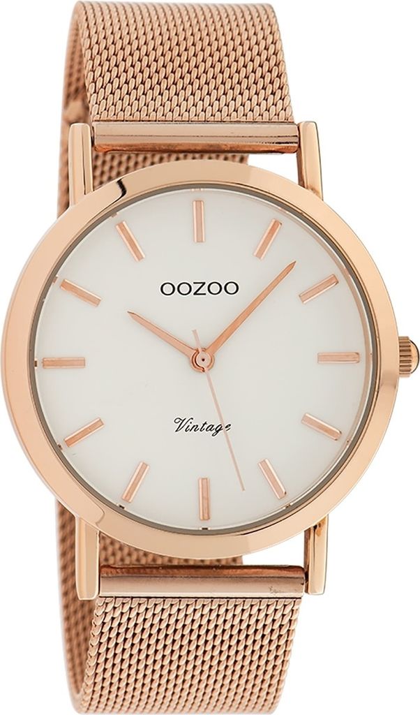 Oozoo Armbanduhr rosegold Metall matt Timepieces Damen Analog-Quarzuhr UOC9993A