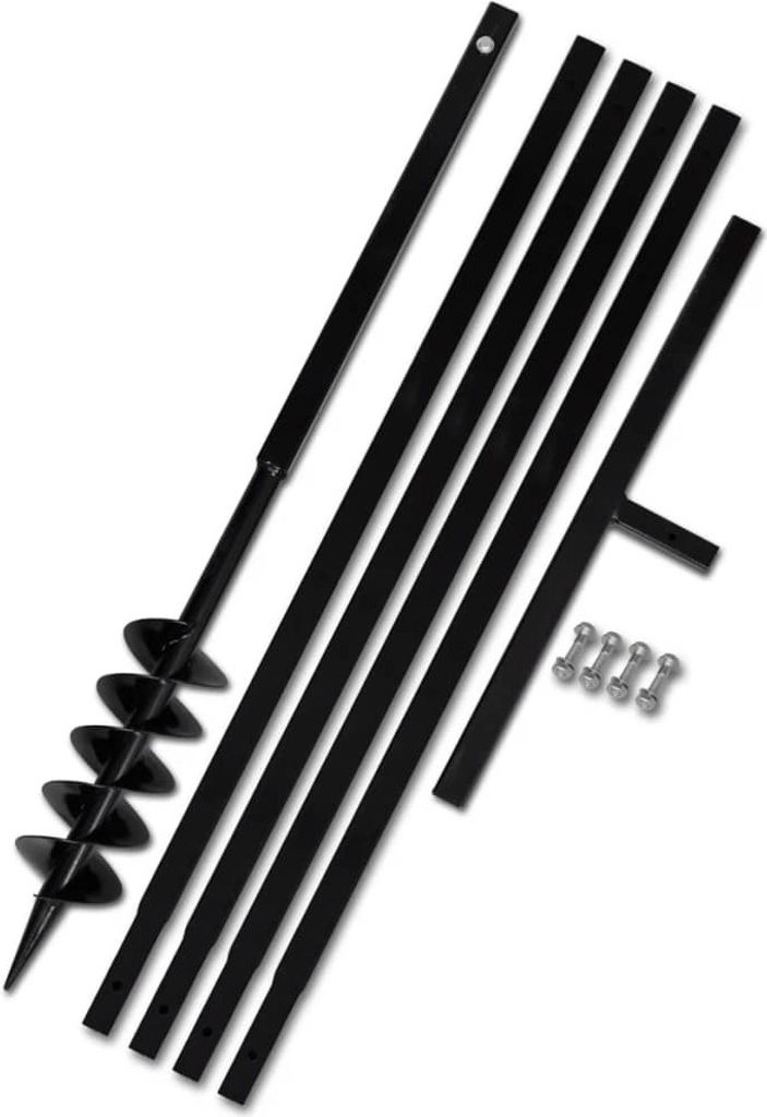 Erdbohrer mit Griff 100 mm Verlängerungsrohr 5 m Produktbild 
