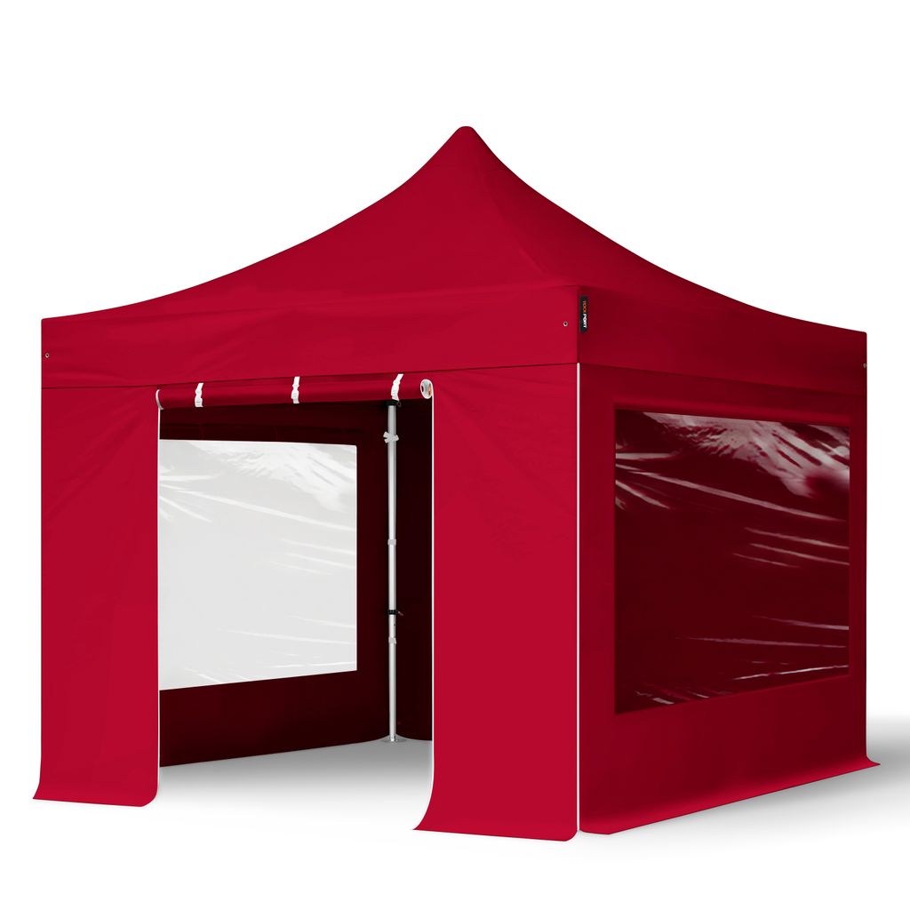 TOOLPORT 3x3m Aluminium Faltpavillon, inkl. 4 Seitenteile, Produktbild 