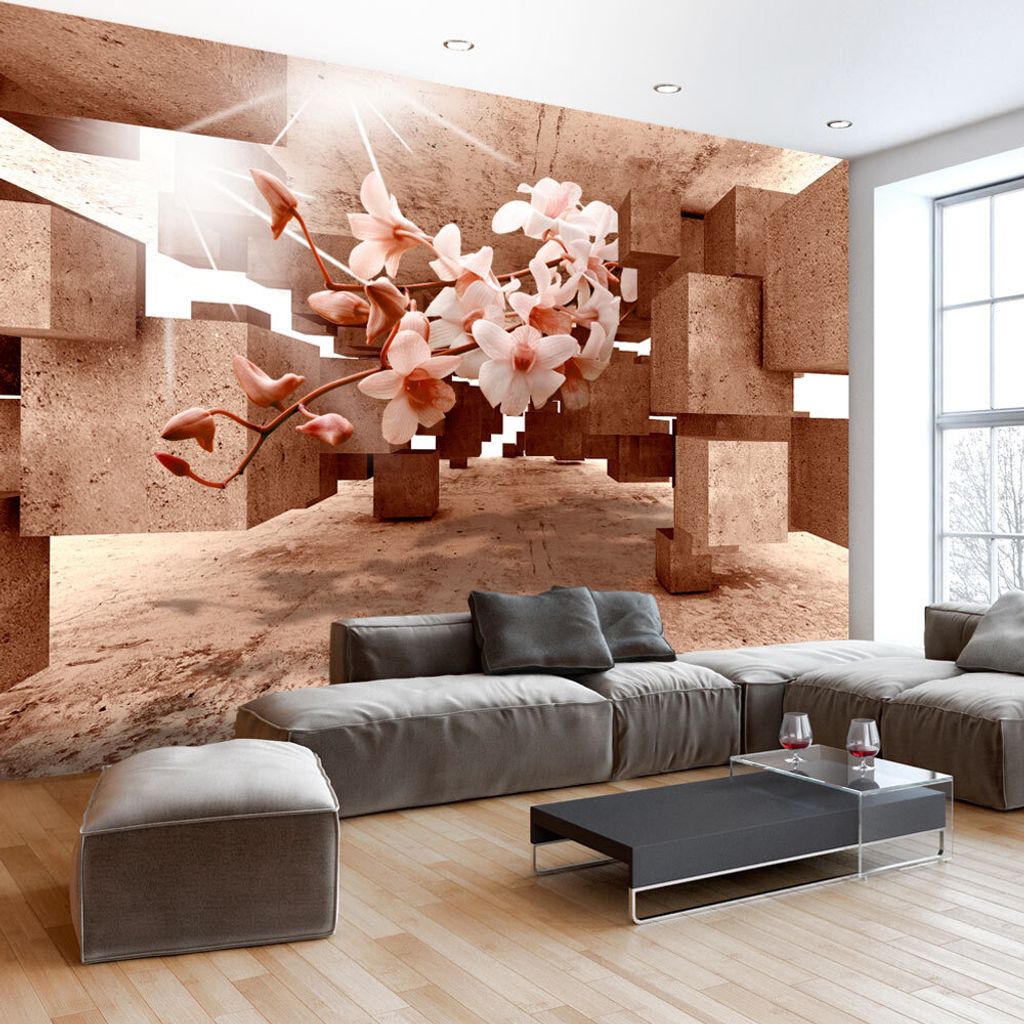 Basera Selbstklebende Fototapete 3D-Motiv b-C-0029-a-c, mit UV-Schutz, 441x315 cm