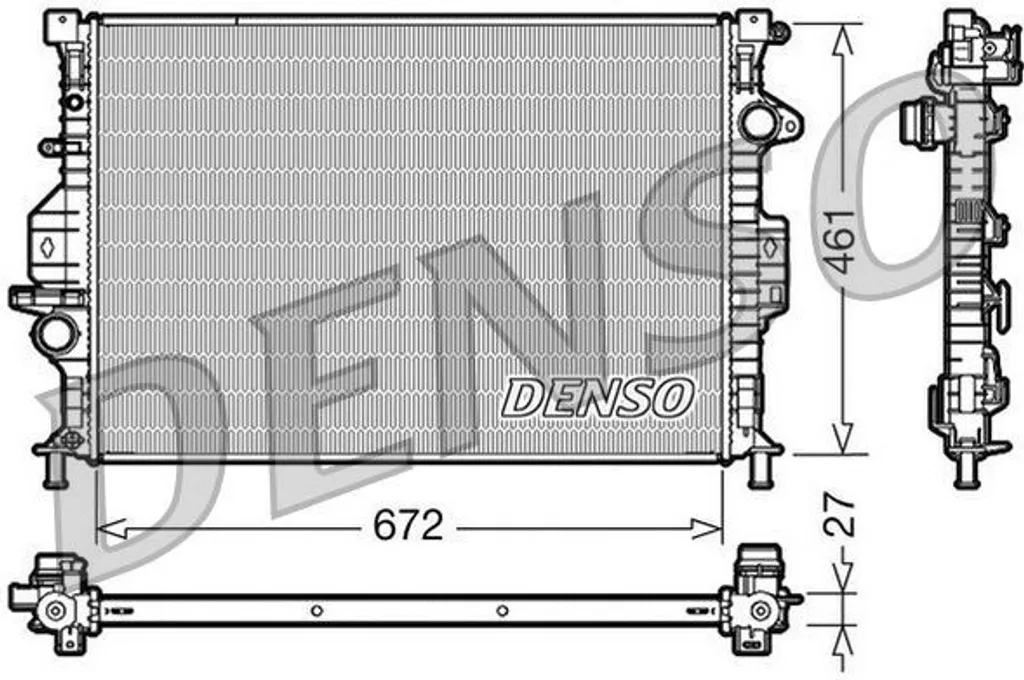 Évitez la surchauffe Ford Mondeo et S-Max avec le radiateur DRM10069