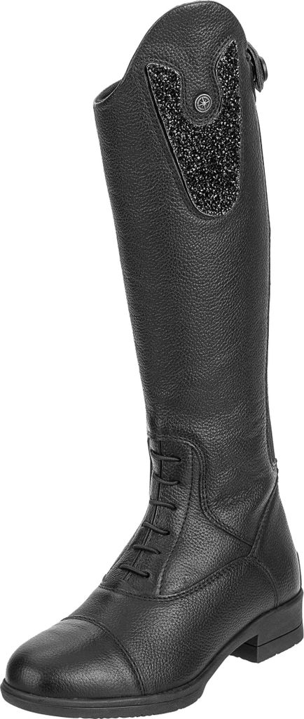 Südwind Nova Kids Fun Leather Convertible, Reitstiefel, Kinderreitstiefel, Farbe:black, Größe:40 SLIM- Normal