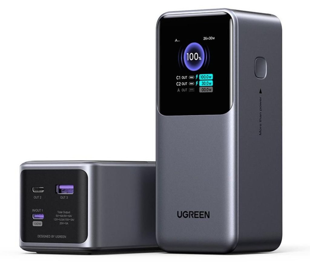 Ugreen 20000mAh 130W Fast Charging Powerbank, 20000 mAh, Produktbild 