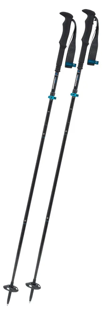 Bâton de randonnée pliable ultra compact Komperdell FX Lite Carbon Vario