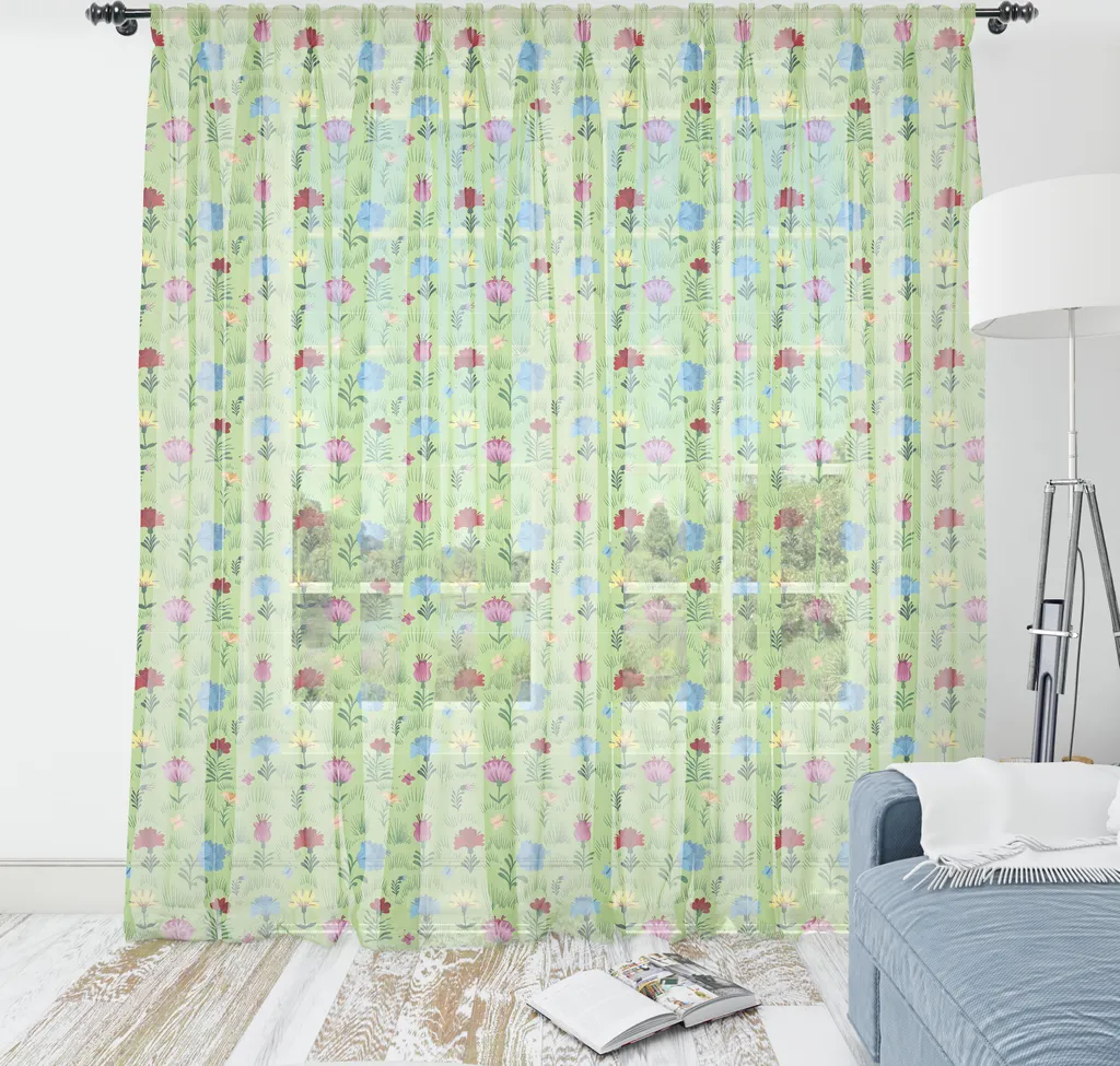 Relooker un mur vide avec la tapisserie satin fleurs champêtres XXL