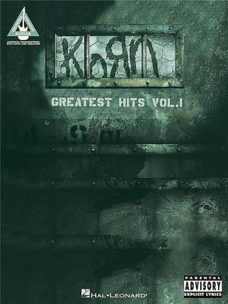 Korn - Greatest Hits Vol 1 Guitar Tab Songbook Intermediate Produktbild 
