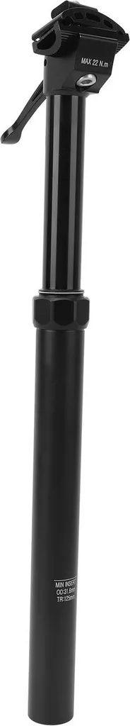 Tige de selle télescopique manuelle 31,6 mm pour vélo tout terrain