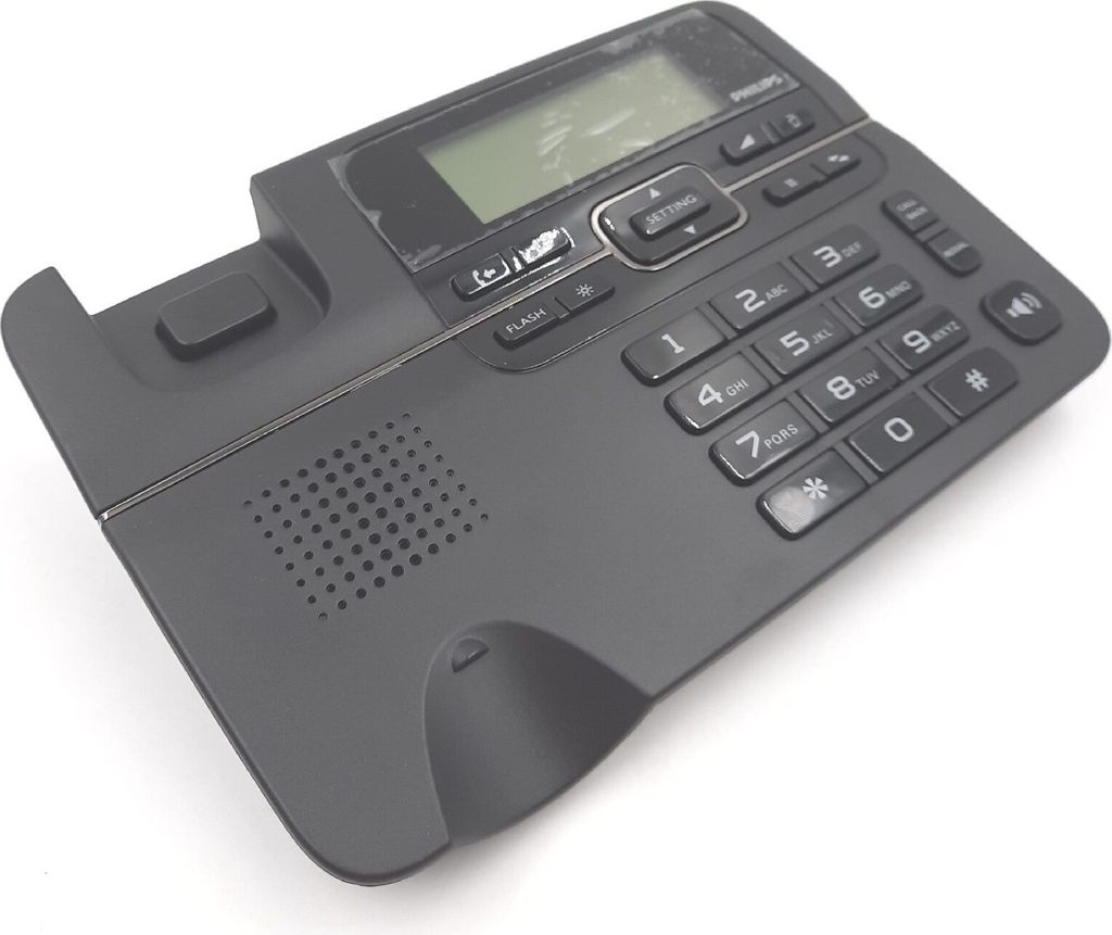Phone Philips Telefono Fisso Philips M20B/00 Con Display LCD 3.6'' - Nero, Registro Chiamate E Riserva Energia Telefono Fisso Per Anziani - 13