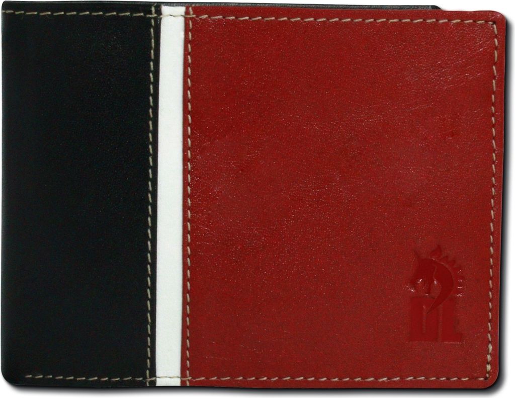 DrachenLeder Echtleder Herren 13x9,5x2,5cm schwarz OPT041R Produktbild 