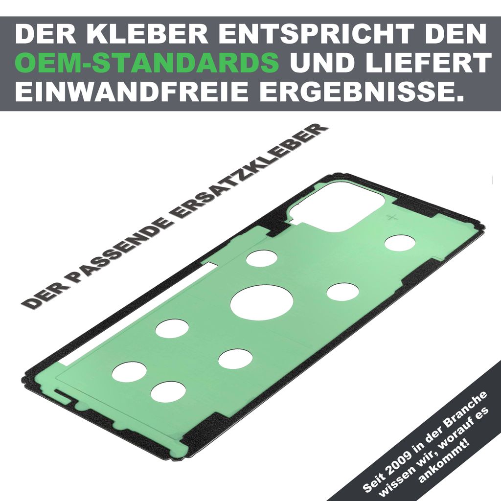 Samsung Galaxy A21s A217F Akkudeckel Klebefolie Kleber Produktbild 2
