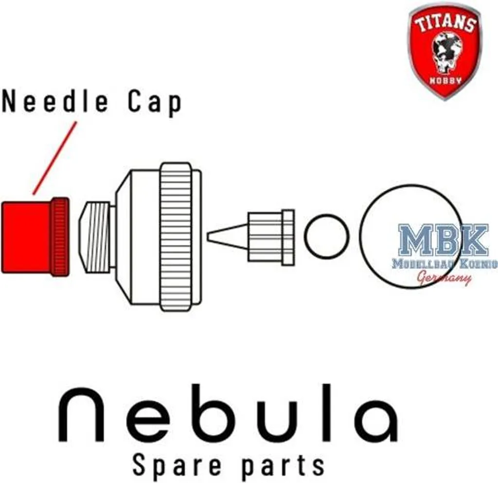 Capuchon d'aiguille pour aérographe NEBULA idéal pour le modélisme