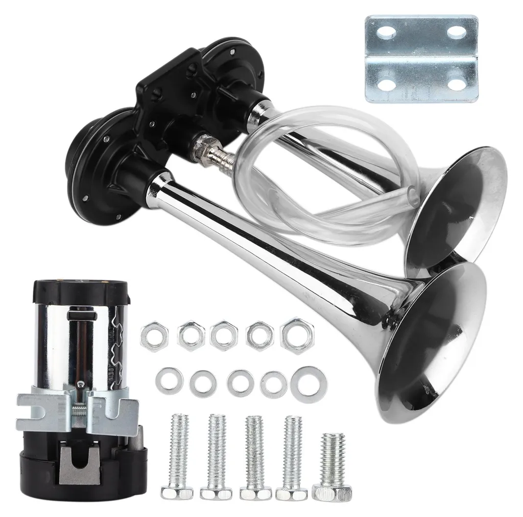 Compresseur à double pavillon 12V 150dB avec bobine en cuivre robuste