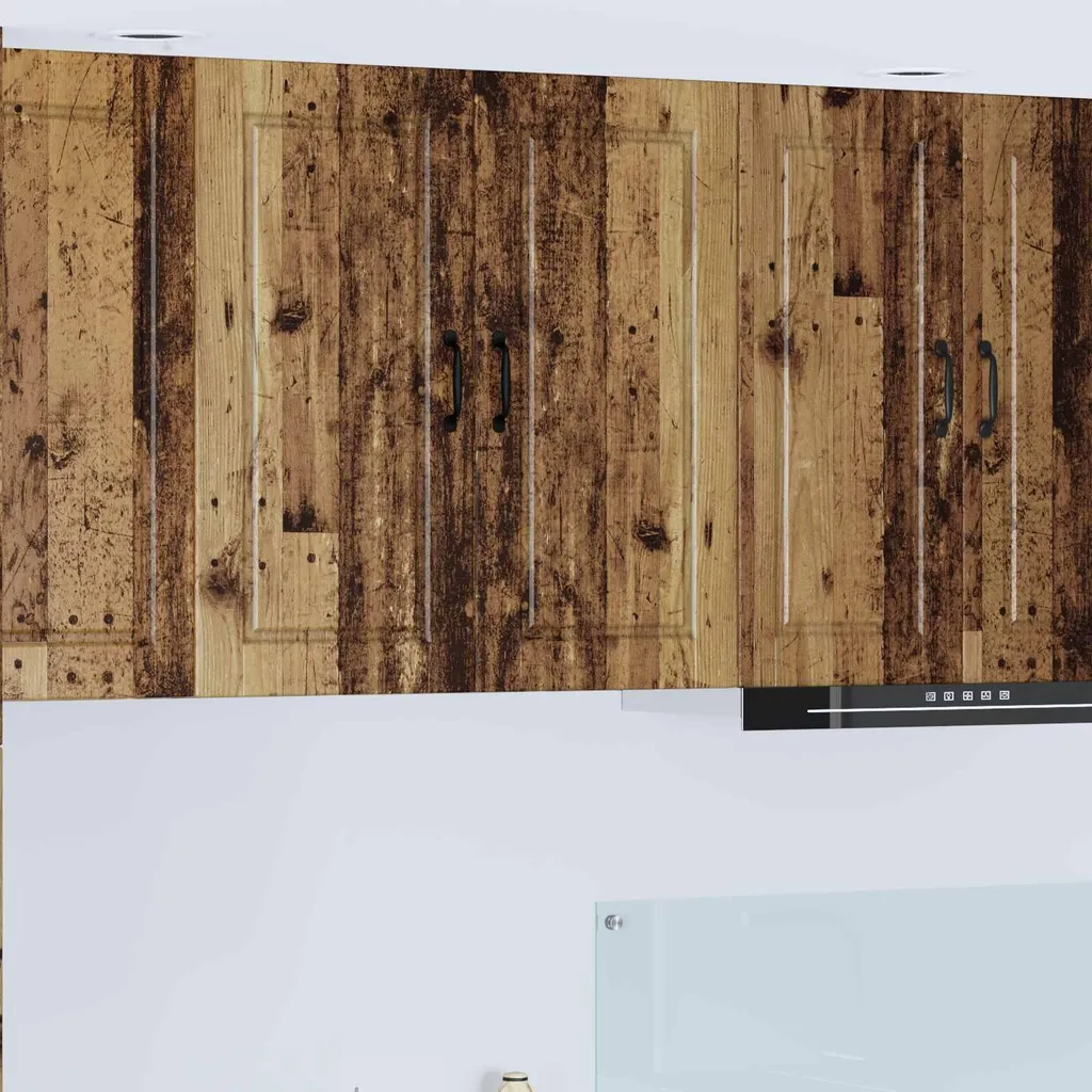 Mobile Dispensa 80x31x80 Legno Rigenerato | Arredo Cucina Eco-Friendly - 3