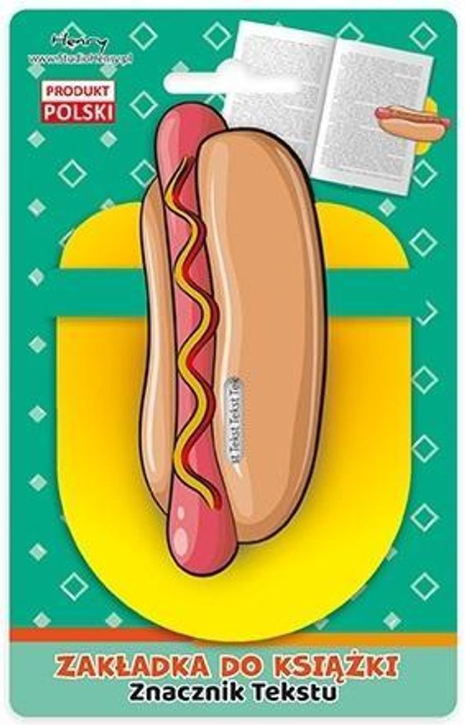 Lesezeichen mit Fenster „Hot-Dog“