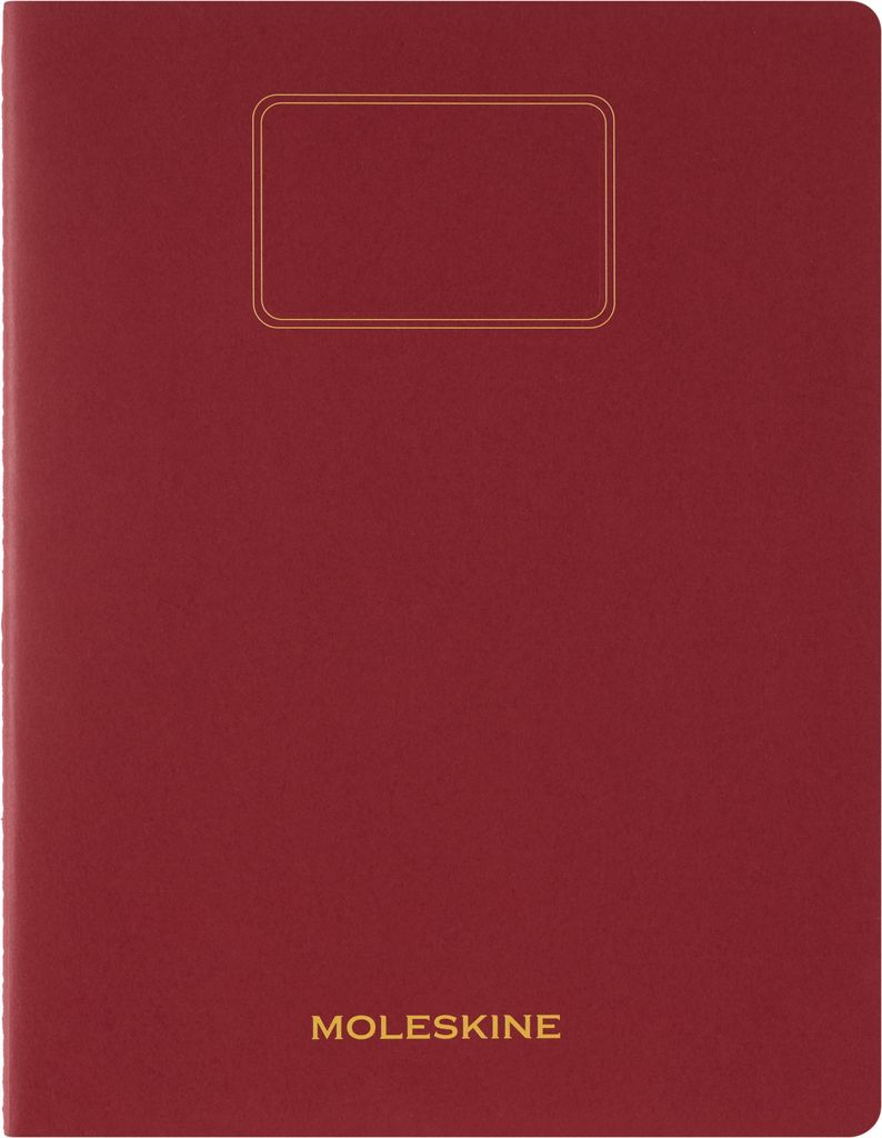 MOLESKINE Notizheft Student Cahier XXL liniert rot