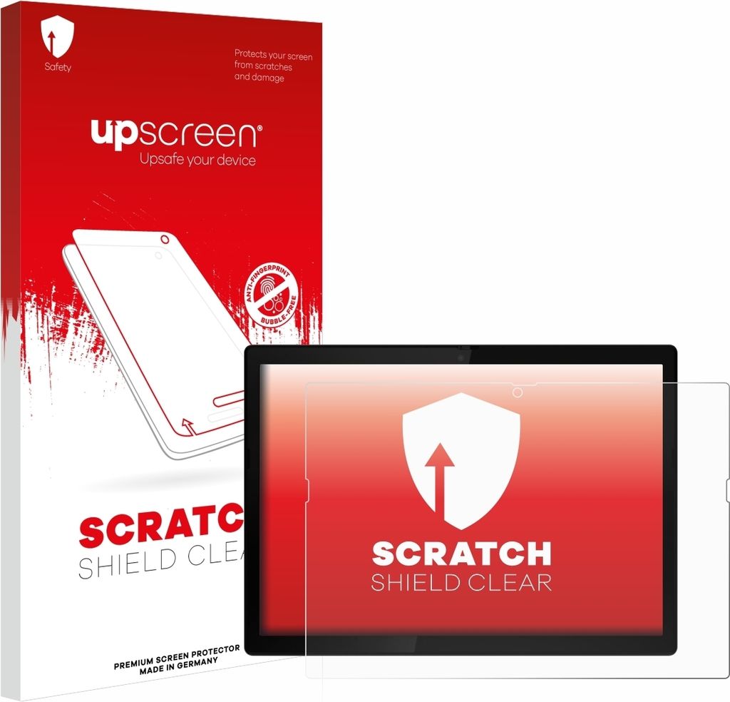 upscreen Schutzfolie für Lenovo ThinkPad X12 Detachable Gen 1 Displayschutz Displayschutzfolie Folie Klar Transparent