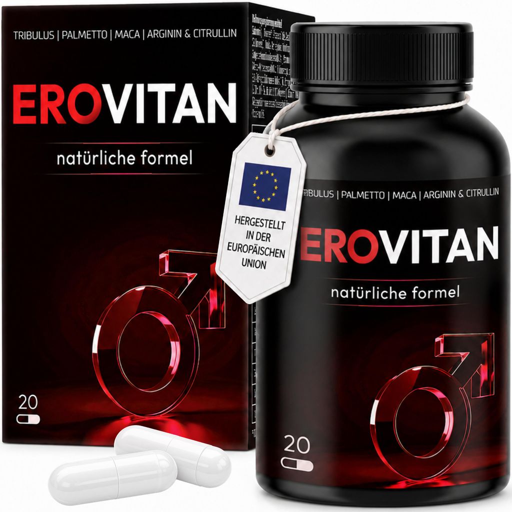 Erovitan Potenz Kapseln Männer – Ginseng, Tribulus Produktbild 