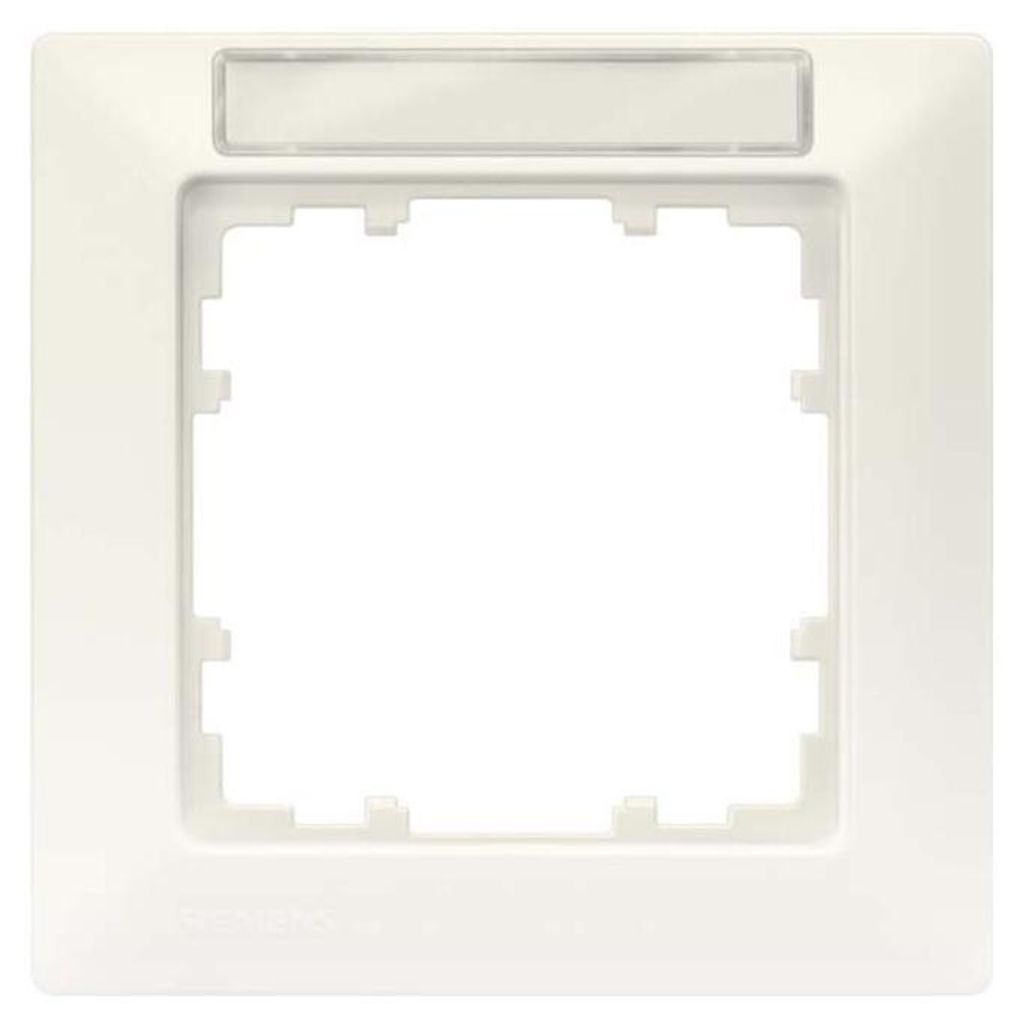 Siemens Indus.Sector Rahmen 1-fach 80x80mm ti/ws 5TG2551-1