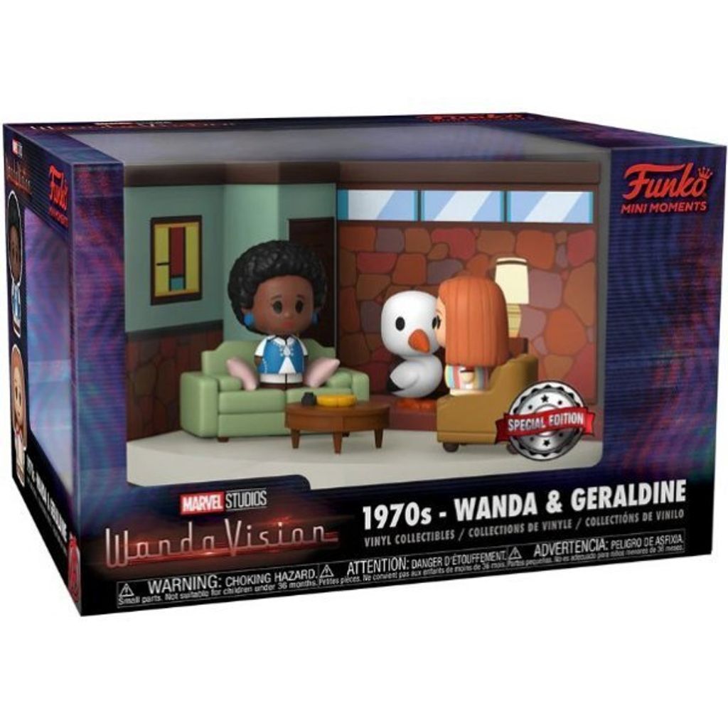 Marvel Studios Wanda Vision - 1970s Wanda & Geraldine Special Edition - Funko Mini Moments - Vinyl Figur