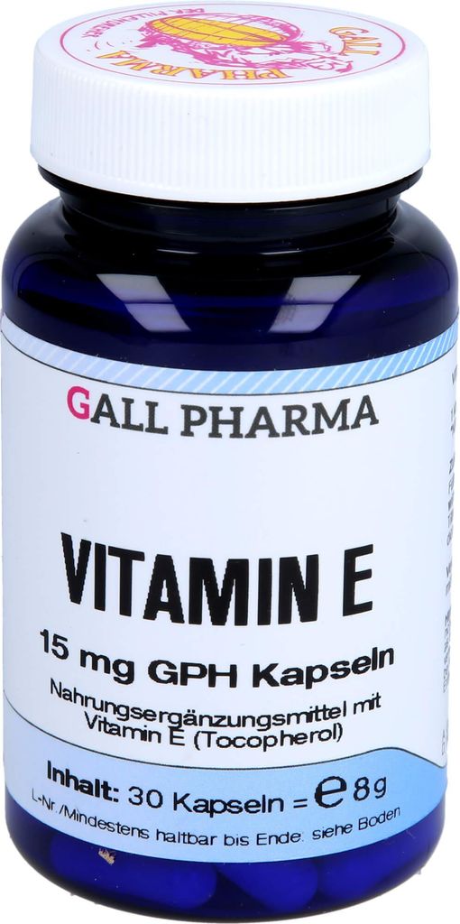 GALL PHARMA Vitamin E 15 mg GPH Kapseln, 30 St. Kapseln Produktbild 