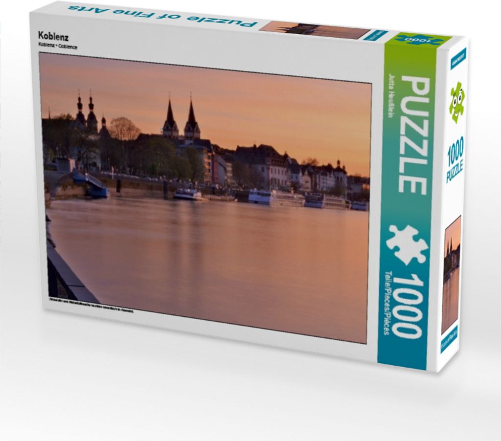 Calvendo Koblenz 1000 Teile Puzzle quer 640x480mm, Heußlein Jutta; 7414624