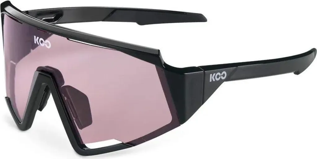Koo Spectro Lunettes de Soleil Noir Photochromic Pink Mirror CAT1-3