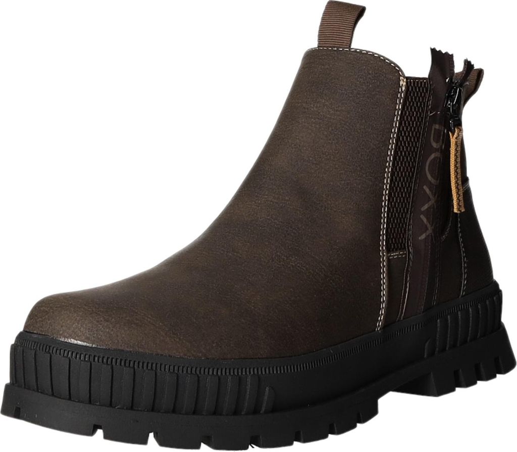 BOXX Herren-Stiefelette Braun-Schwarz, Farbe:braun, EU Größe:44