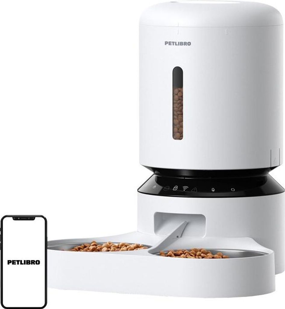 Petlibro Granary Futterspender mit Doppelnapf, WLAN, 5 l Produktbild 