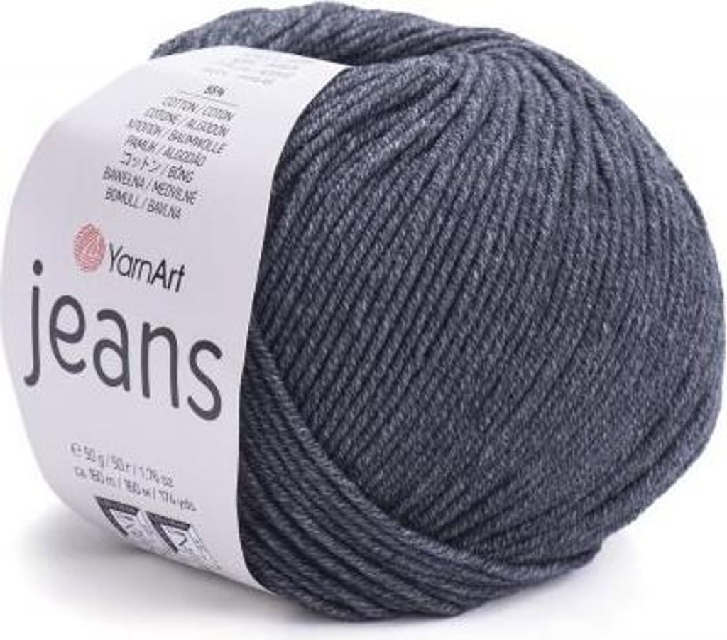 YarnArt Jeans (50g/160M) 28 noir Image du produit 