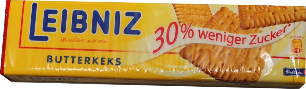 Leibniz máslové sušenky se sníženým obsahem cukru 30 % 150 Obrázek produktu 4
