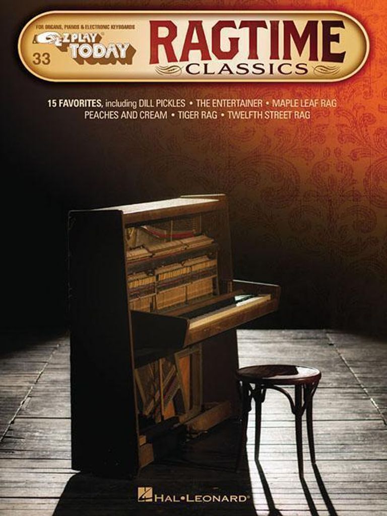 E-Z Play Today 33: Ragtime Classics: Noten, Sammelband für Klavier