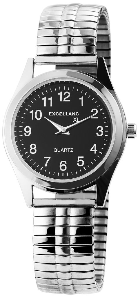 Excellanc Herrenuhr mit Metallzugband Produktbild 