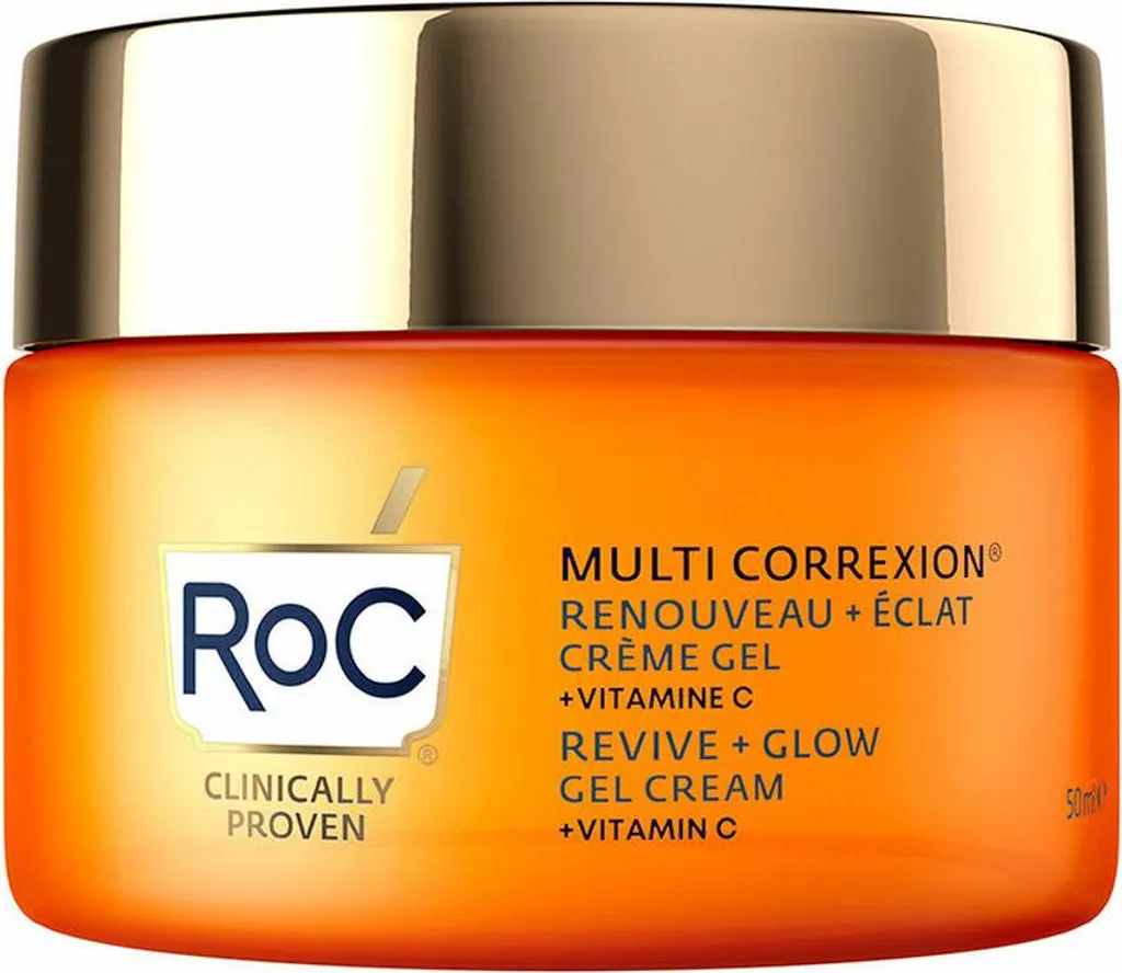 RoC Revive + Glow Crema Viso Gel Vitamina C - Addio Pelle Spenta 50ml - 4