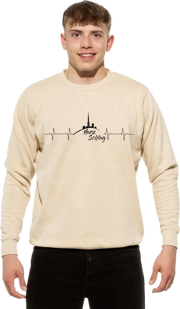 Cotton Prime Sweatshirt Harzschlag S Beige