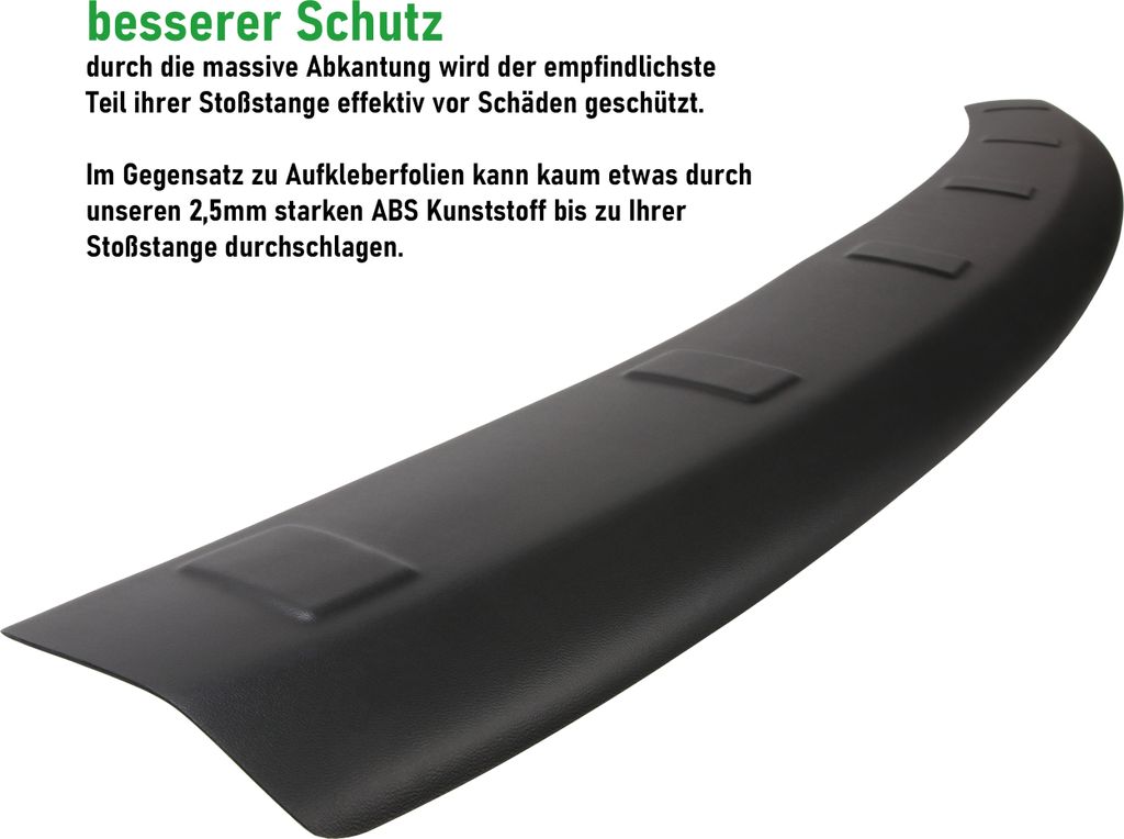 Lade Kanten Schutz Original VW Caddy 4 Ladekantenschutz Hinten Ladefläche Schutzleiste Lack Schutz Folie