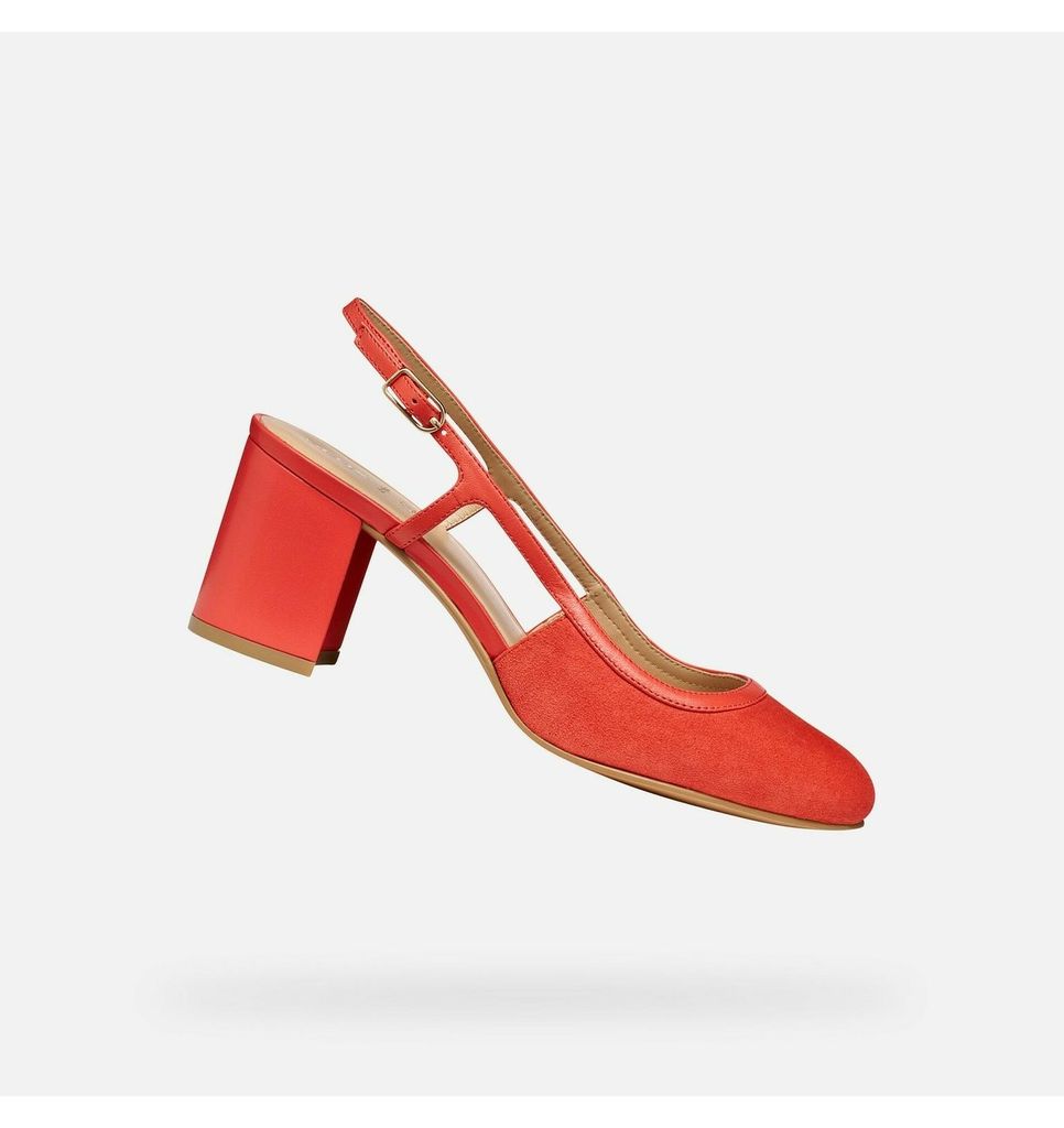 Geox Rote Damen-Pumps mit hohem Absatz, Modell Virnilisa 65 Produktbild 