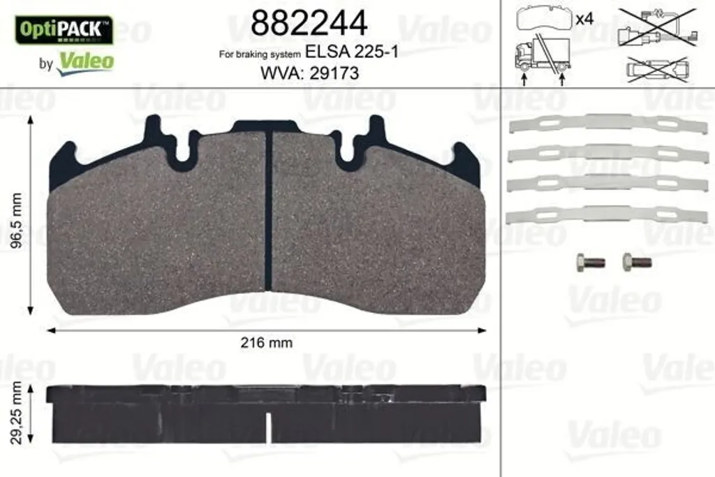 Plaquettes de Frein de Qualité pour Audi A4, BMW Série 6 et Opel Zafira