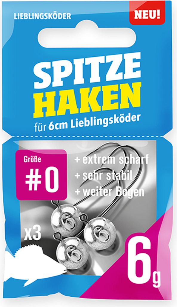 Lieblingsköder Spitze Haken #0 | 6g