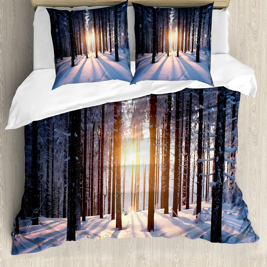 Offerta Copripiumino ABAKUHAUS 155x220 Antiacaro Inverno Marrone