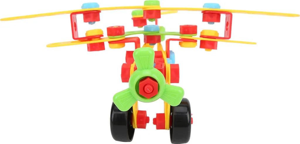 Jeu de construction puzzle avec perceuse électrique pour enfant 237 pcs