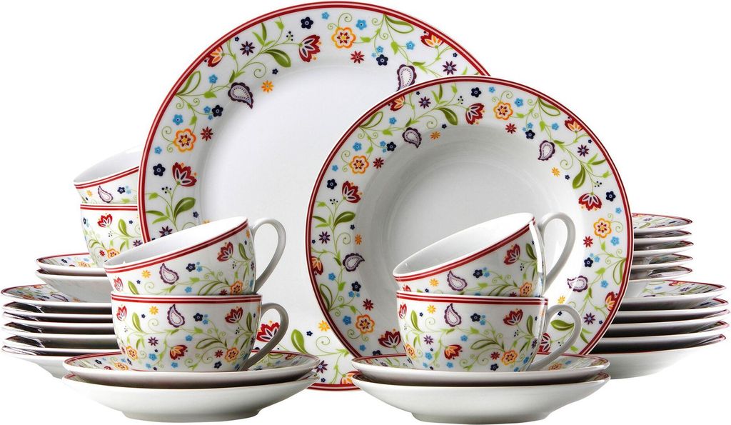 Kaffee- und Tafelservice 30 tlg. Doppio Shanti Produktbild 