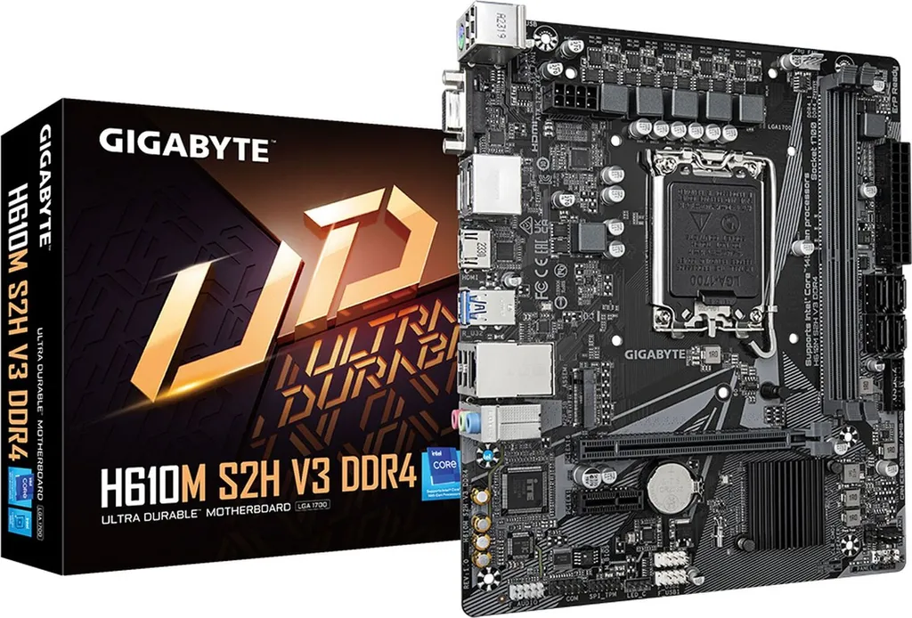 Scheda Madre Gigabyte H610M S2H V3 DDR4 G1.0 - Prezzo e Stabilità