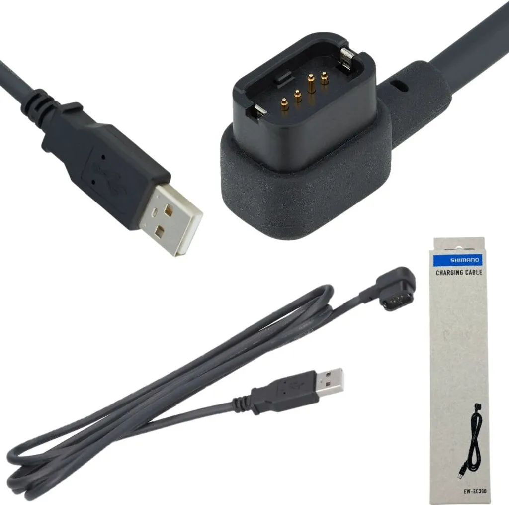 Câble de charge SHIMANO EW-EC300 1500 mm pour groupes Di2 12 vitesses