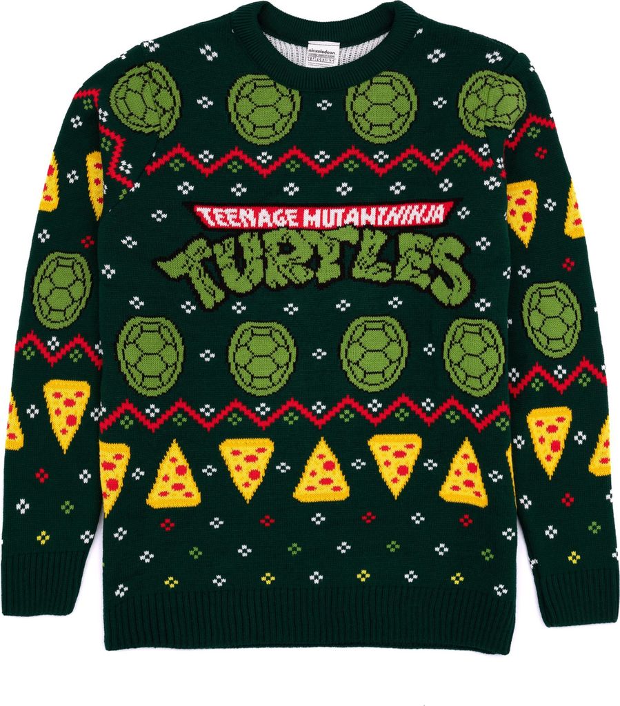 Teenage Mutant Ninja Turtles - Pullover für Herren NS7260 (XL) (Grün/Gelb)