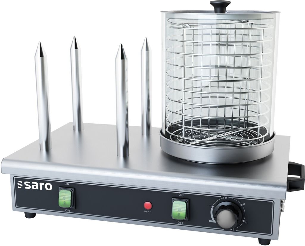 Saro Hot Dog Maker HW 2 – Apparecchio in acciaio inox con Immagine del prodotto 