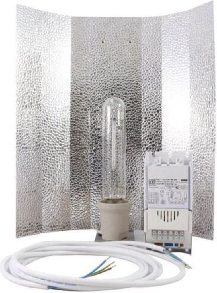 Grow Lampe Set 150 Watt NDL für Blütehpase – Anbau Indoor Pflanzenbeleuchtung Pflanzenlampe Box Natriumdampflampe NDL HPS