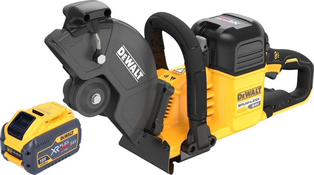 DeWalt DCS 691 N Akku Trennschleifer 54 V FlexVolt 230 mm Brushless + 1x Akku 12,0 Ah - ohne Ladegerät