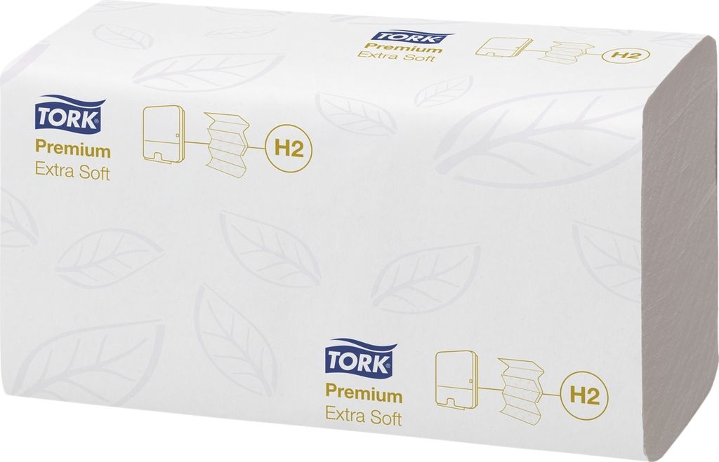 TORK Handtuchpapier Pre.Interfold 100288 weiß, 2-lagig, 21x34cm, VE= 2310 Tücher, Länge:34 mm, Ausführung:2-lagig, Inhalt:21x136 Tücher