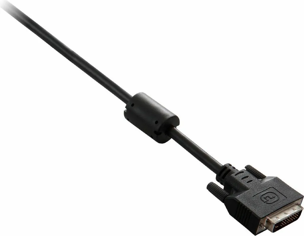 Câble DVI-D Haute Résolution V7 Noir 3m avec Blindage Anti-Parasites