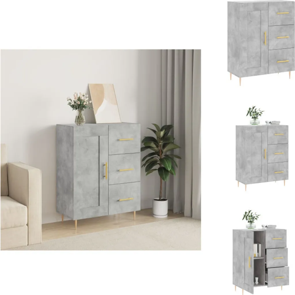 Recensione Tecnica Credenza vidaXL Legno Multistrato Grigio Cemento